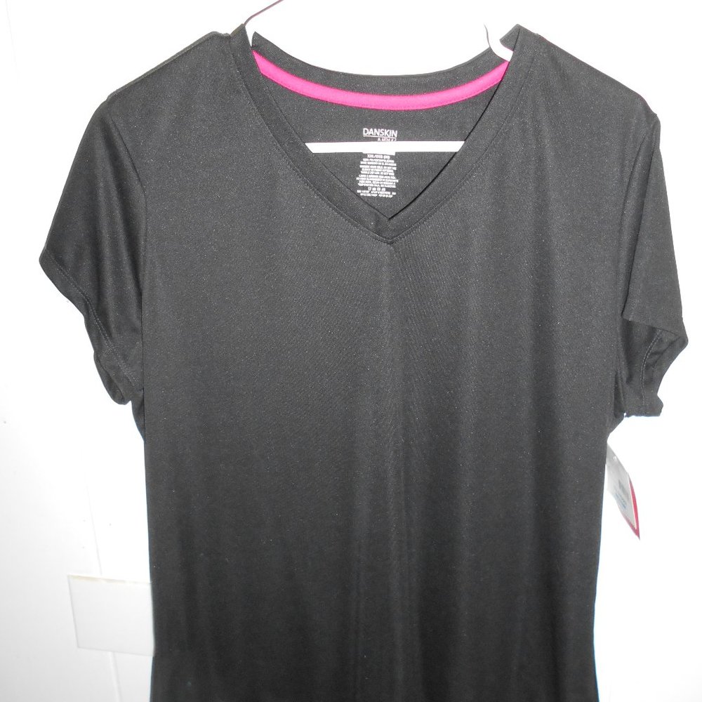 Black Dance Shirt --2XLarge  Adult  by Danskin Now